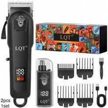 LQT (4pcs/3pcs/2pcs) Multi-Function Home Grooming Kit, Cordless Hair Clipper, Beard Trimmer, Ear & Nose Hair Trimmer & Men's Razor, USB-C Charging, Suitable For Personal Travel, Home And Barber Use, Ideal Men's Gift, Father's Day Gift - View 13