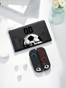 1 peça Capa Protetora com Padrão de Impressão da de Futebol, Compatível com Novo Switch 2.ª Geração (2025), Switch NS/Switch OLED, Adequada para Acessórios da Consola de Jogos Switch 2, Conjunto Completo, Bolsa de Arrumação, Capa Protetora Switch, Presente Romântico para Jogadores de Switch - Multicolorido - Ver 5