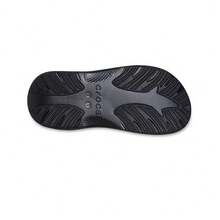 Crocs Hollow Out Clogs Dynamic Puff Clog Thick Sole Outdoor Women's Beach Shoes - Black - View 5