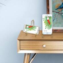Display Stand LI 4-Inch (Approximately 10.2 Cm) Gold Iron Plate Bracket Painting Stand Display Stand Is Suitable For Board, Picture, Photo And More, - Multiple Styles - View 6