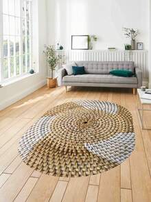 Digitally Printed Non-Slip Washable Runner And Area Rug Living Room Carpet, Modern Design | Modern, Scandinavian, Bohemian And Classic Styles | 100% Polyester - Grey - View 6