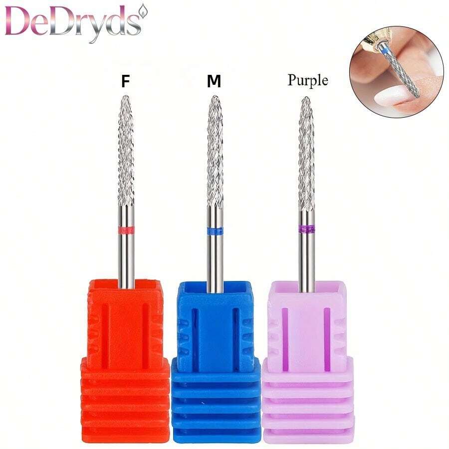 1pc Carbide Nail Polishing Bits, Nail Drill Bits, Nail Polishing Cleaning Brush, Pedicure Remover For Acrylic Gel, Nails Polishing Tools, Nail Art Pedicure Manicure Tools - Multicolor - View 1