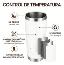 Vacuum Flasks & Thermoses - White - View 3