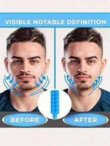 1pc Silicone Chewing Trainer, Designed For Facial And Oral Training, Suitable For Sensory Development - Helps With Oral Exercise And Relieving Tension - Multicolor - View 2