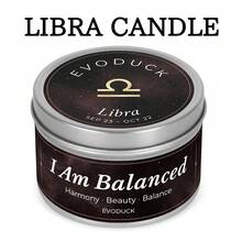 EVODUCK Virgo Zodiac Scented Candle 3oz, White Tea & Sage Fragrance Tin Candle, Astrology Birthday Gift, Suitable For Bedroom, Bathroom, Desk, Fashion Home Fragrance, Portable Travel Candle, Zodiac Decor Gift, Suitable For Women And Men, Cute Zodiac Series - Multi Scents - View 15