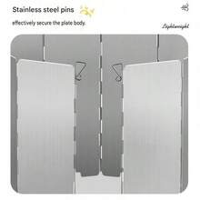 1pc 12pcs Outdoor Windshield For Camping Stove, Portable Foldable Wind Guard For Gas Stove, Wind Shield Barrier; Windshield | Wind Guard | Camping Tools | Outdoor Supplies - Multicolor - View 7
