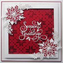 Christmas-Themed Blessing Art Words Metal Cutting Dies Suitable For Holiday Gift Decoration Cards, For Handmade Cards, Photo Albums, Scrapbook Decorations, Template Art Decoration - Metal Cutting Dies - View 3