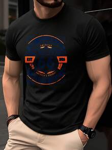 Men T-Shirts - Black - View 1