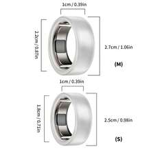 12入亮面矽膠保護套，相容 Galaxy Ring / Oura Ring 4，軟矽膠透明保護套筒，防刮耐衝擊智慧戒指保護殼 - 查看 6