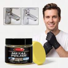Kitchen Cleaning Paste, Grease & Grime Remover For Stainless Steel Pots, Descaling Without Damaging Surface, Metal Polishing Agent, Rust Removal & Shine Restoration For Home Metal Surfaces, Easy To Use, Holiday Gift For Family & Friends (Random New/Old Style) - Mix - View 3
