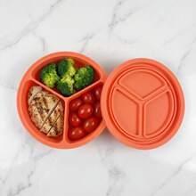 1個矽膠嬰兒食物容器，矽膠零食盒，矽膠調料盒 - 彩色 - 查看 2
