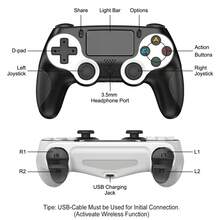 P4 無線遊戲控制器，相容於 PS 4/PS 4 Slim/PS 4 Pro/PC，600mAh 電池長效使用，雙震動功能，附揚聲器、6 軸陀螺儀、耳機插孔、觸控板 - 查看 7