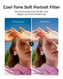 TELESIN CPL VND Cool Rose Magnetic Lens Filter Kit For OSMO Pocket 4P Enhances Color Contrast Adjustable Filter Frame Set For Pocket 4P Accessories - View 6
