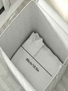 Tas Penyimpanan Non-Woven Kapasitas Besar, Pengatur Rumah Tangga untuk Selimut & Pakaian, Tas Pemilah Portabel untuk Kamar Tidur & Ruang Tamu, Ideal untuk Penyimpanan Pakaian Musiman dan Pengepakan Pindahan - Grey - View 4