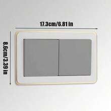1pc Minimalist Luxury Style Switch Cover, Made Of High-Quality Acrylic With Narrow Edge Design, Size: 86mm X 86mm, Suitable For Switches, Switch Lamp Decoration Kits And Sockets - Multicolor - View 15