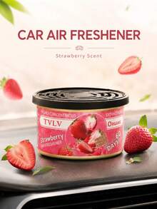Canned Solid Car Air Freshener, Car Aromatherapy Balm Deodorizer Diffuser, Long-Lasting Fragrance To Refresh Car Interior Odors, Suitable For Sedans, SUVs, Trucks, RVs, Center Console, Cup Holder, Seat Side, Home Living Room, Bedroom, Bathroom, Office, Wardrobe And Travel Spaces, Helps Reduce Musty, Smoke, Pet, Damp And Daily Odors, Compact Round Can Design - A - View 3