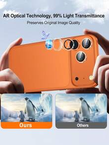 3pcs High Definition Camera Lens Protector Film, Compatible With IPhone 17 Pro Max/17 Pro/17/16 Pro Max/16 Plus/16/15 Pro Max/14/13/12/11, Crystal Clear Lens Cover, Ultra-Thin Protection, Scratch-Resistant, Wear-Resistant, Shock-Proof Design - Clear - View 6