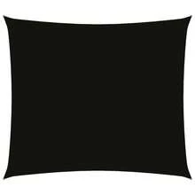 Black Rectangular Oxford Fabric Sun Shade Sail 2x2,5m Garden Patio Balcony Terrace Outdoor Sun Shade Windbreak Mounting Waterproof Breathable Light Filtering - B - View 2