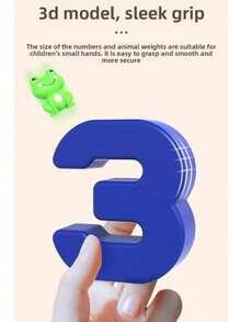 Toddler Math Enlightenment Frog Balance Scale Toy, Number Addition And Subtraction Matching Cognitive Teaching Aid, 3D Number Weights With Learning Cards, Children's Weight Balance Cognitive Parent-Child Interactive Educational Game - Multicolor - View 13