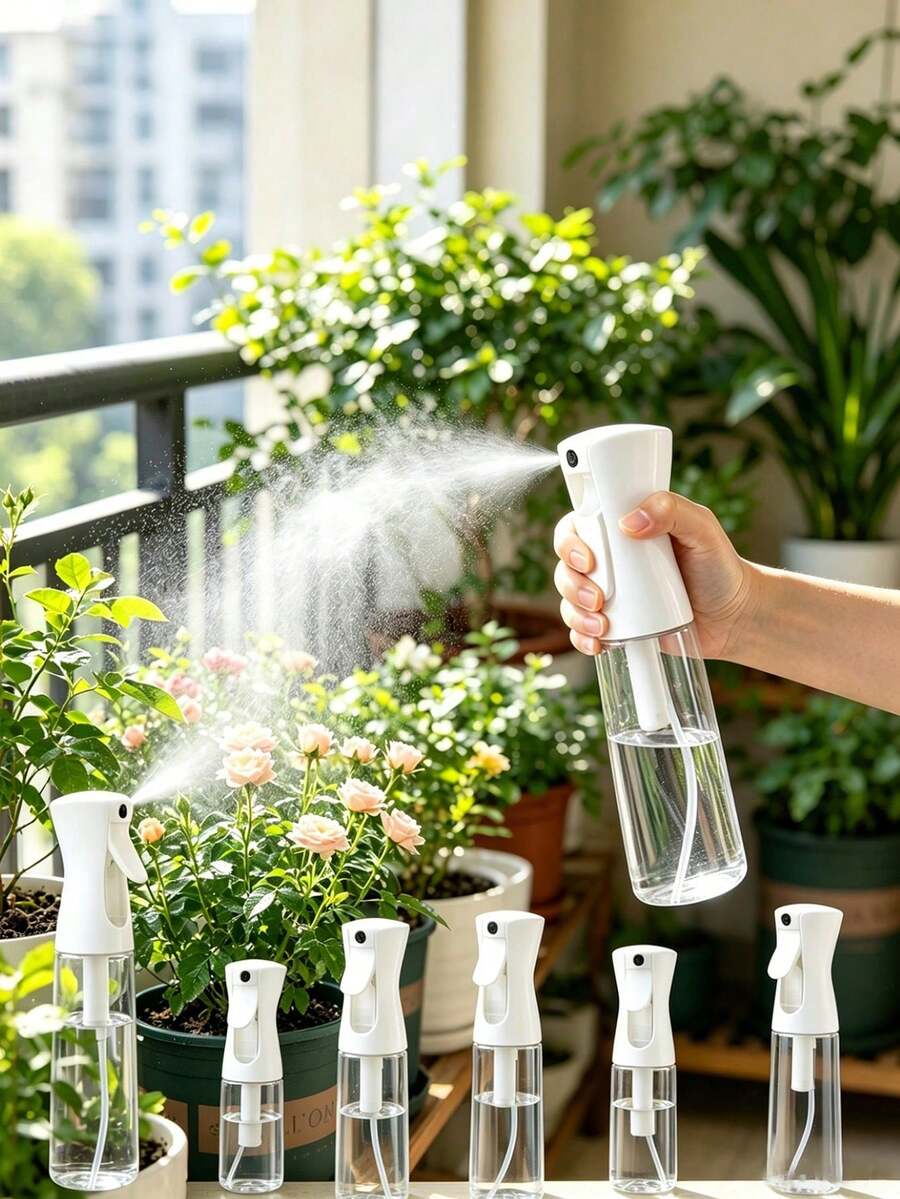 زجاجة رش شفافة قابلة لإعادة التعبئة للسفر، زجاجة رش رذاذ ناعم متعددة الوظائف مناسبة للسفر ورحلات العمل، توزيع إزالة المكياج، رش ، تستخدم لتصفيف الشعر والتنظيف والنباتات وترطيب الوجه، هدية عيد الأم - متعدد الألوان - مشاهدة 1