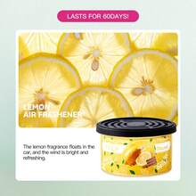 Canned Solid Car Air Freshener, Car Aromatherapy Balm Deodorizer Diffuser, Long-Lasting Fragrance To Refresh Car Interior Odors, Suitable For Sedans, SUVs, Trucks, RVs, Center Console, Cup Holder, Seat Side, Home Living Room, Bedroom, Bathroom, Office, Wardrobe And Travel Spaces, Helps Reduce Musty, Smoke, Pet, Damp And Daily Odors, Compact Round Can Design - A - View 17