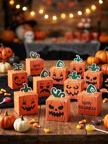 24 Stück Halloween Kürbis Süßigkeiten Boxen, Kürbis Orange Happy Halloween Papier Geschenkboxen, Halloween Party Favor Boxen, Trick Or Treat, Baby Shower Dekoration, Halloween Geburtstag Mini Snack Boxen, Herbst Ernte, Herbst Deko, Herbst Dekoration, Halloween Dekoration, Halloween Party Dekoration, Halloween Geschenk, Tisch Deko, Party Zubehör, Party Favor - Kürbisorange - Übersicht 4