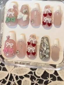 Japanese Style DIY 1pc Silicone Nail Art Mold With Japanese Numbers, Letters And Nameplate 3D Accessories Nail Mold - Clear - View 6
