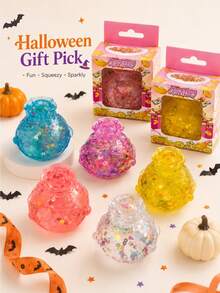 Colorful Bun-Shaped Squishy Toy Set, Bubble Cube And Glitter Money Bag Squeeze Toys, Soft Sensory Touch, Stress Relief Fidget Toys For Kids And Teens, Gift Bags, Party Prizes, School Rewards, Travel Play And Sharing - Multicolor - View 2