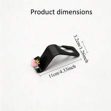 2pcs Small Heart Crown Resin Car Seat Hooks Hidden Backrest Hooks Multifunctional Creative Car Hooks - A - View 6