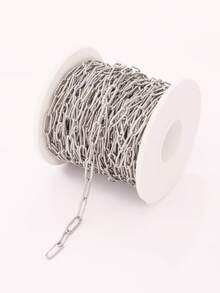 100cm Stainless Steel No Fade Chain Findings Geometric Embossing Hollow Oval Chains For Jewelry Making DIY Accessories - DIY Chain - View 7