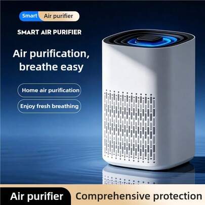 OBOVAY Desktop Air Purifier, Small Home Bedroom Aromatherapy Purifier, USB Powered, Odor And Dust Removal, Humidifier Function, Portable And Lightweight, Suitable For Dormitory, Office, Bedside, Space-Saving, Keeps Small Room Air Fresh