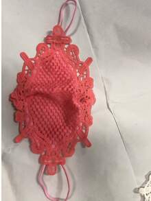 2件組女款優雅蕾絲面罩－透氣可水洗刺繡款－適合夏季外出、開車與派對 - 均碼 - 查看 8