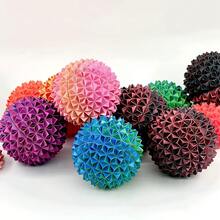 便攜式緊湊刺刺按摩壓力球，漸層色 3D 紋理捏捏玩具，感官刺激緩解焦慮，專注手部運動玩具，適合辦公室與學校使用 - 彩色 - 查看 2