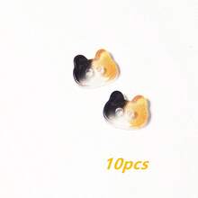 10pcs/20pcs Resin 1.3cm Random Mixed Color Cute Cartoon Shaped Cat Two-Hole Buttons DIY Hand-Sewn Cardigan Shirt Dress Hair Accessory Clothing Decoration Buttons - 1# 10pcs Random Mixed Color - View 9