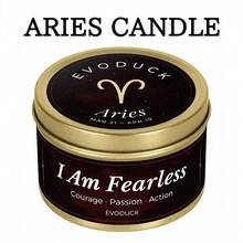 EVODUCK Virgo Zodiac Scented Candle 3oz, White Tea & Sage Fragrance Tin Candle, Astrology Birthday Gift, Suitable For Bedroom, Bathroom, Desk, Fashion Home Fragrance, Portable Travel Candle, Zodiac Decor Gift, Suitable For Women And Men, Cute Zodiac Series - Multi Scents - View 19