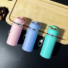 1pc Mini Cup Keychain Pendant, Cute Multicolor Bag Charm, Suitable For Wallet And Backpack, Lipstick And Lip Gloss Storage Bag Accessory, Key Ring, Keychain - Multicolor - View 4