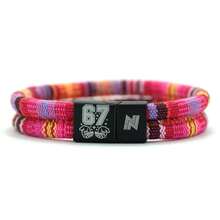 diffone Boho Ethinic Handmade Bracelet Bangle Black Magnetic Engraved Number 67 Men For Armband Wristband Jewelry Men - Bohemian Rope Bracelet - View 14