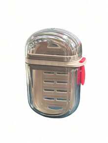1pc Travel Portable Mini Soap Box, Sealed Drain Soap Box With Lid, Suitable For Travel Home Bathroom Decor Fall Decor Back To School - Multicolor - View 5