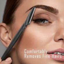 22 Colors Multi-Color Eyebrow And Facial Hair Trimmer - Randomly Shipped 9 Pieces, With Micro-Pore Protective Mesh And Cap, Designed For Women To Create Exquisite Eyebrows, Remove Skin Oil, Precise Facial Hair Trimming Tool, Unisex, You Deserve It! - A - View 4