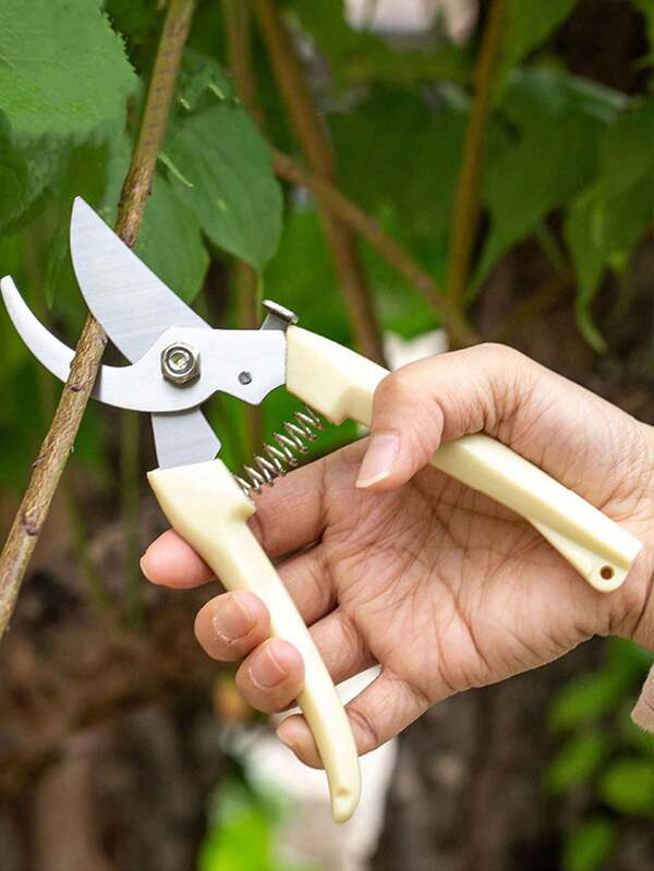 1 pieza Tijeras de poda minimalistas, tijeras de acero inoxidable para ramas de plantas para jardín