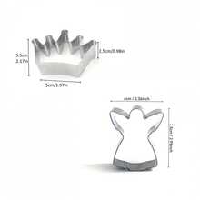Mermaid Cookie Cutter, 4.45 Inch Mermaid Tail Shape, Summer Theme Cookie Mold, Crown Angel Stainless Steel Metal Cutter, Suitable For Birthday Party And Valentine's Day - View 7