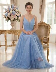 Grife Velasco Women Prom & Evening Dresses - Baby Blue - View 9
