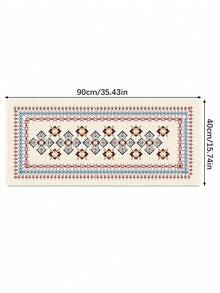 1pc Bohemian Geometric Pattern Table Mat, Carpet Game Mouse Mat, With Non-Slip Base And Lock Edge, Multi-Size Selection, Can Be Used For Room Decoration Back To School Office - View 9