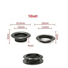 10/30/50 Set Metal Eyelet With Washer Grommet Ring Air Hole Rivet For Leather Bag Shoes Belt Cap Clothes - A - View 7
