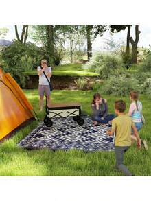 Reversible Outdoor Rug  Shipping (Prohibited By -) - as Pic - View 2