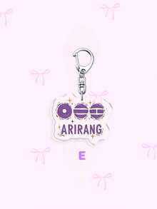 1個/7個裝 壓克力卡通鑰匙圈 鑰匙圈/友情紫色鑰匙圈：Swim & Arirang & Hooligan，K-Pop 粉絲收藏品，衣物與包包配件 - 彩色 - 查看 7