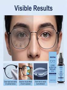 Lens Scratch Care Spray, Powerfully Removes Fingerprints And Grease From Goggles And Camera Eyepieces, Dries Quickly For A Clear Field Of View. Suitable For Fashion Glasses, Prescription Glasses And Screens, Leaving No Streaks. - Multicolor - View 8