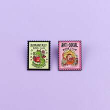 Lapel Enamel Pins And Brooches Badge Pins For Backpacks Bags Backpack Cool Decoration Friend For Gifts - Multicolor - View 8