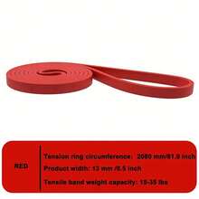 1pc 5-120lbs Resistance Band, Home Fitness Stretching Assistance Pull-Up Band, Boxing Agility Training Equipment, Yoga Pilates Accessory - B - View 15