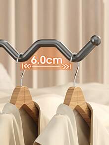 Foldable Outdoor Single-Tier Hanging Drying Rack – Space-Saving Door/Wall-Mounted Rack With Two Small Foldable Hangers; Suitable For Indoor Use And Balconies (Won't Damage Floor Tiles) - View 8
